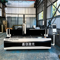 Máquina de Corte Láser de Fibra de Alta Potencia de 6000W, Área de Corte de 4000x2000mm con Fuente Láser Raycus