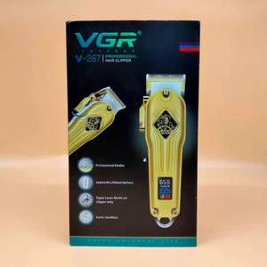 <span class=keywords><strong>ต</strong></span>ัดผมชายขั้นสูงไร้สายแบบชาร์จไฟได้ Clippers V-267 <span class=keywords><strong>VGR</strong></span> V267ไฟฟ้าทริมเมอร์มืออาชีพปั<span class=keywords><strong>ต</strong></span><span class=keywords><strong>ต</strong></span>าเลี่ยนผม - Product Image 1
