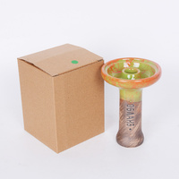 Accessoires de chicha personnalisés, bol en céramique, tête de narguilé multicolore