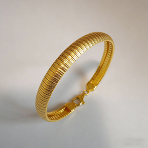 CUSTOM <b>SILVER</b> 10K/14K GOLD PLATED RHODIUM PLATED <b>SOLID</b> GOLD LAB GROWN DIAMOND STRAND BANGLE UNISEX CUTE ANNIVERSARY PARTY LUXURY - Product Image 1