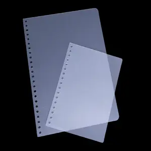 Пользовательские 0,3 мм 0,45 мм A3 A4 Размер Красочные жесткие прозрачные пластиковые листы PP для переплетов