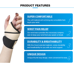 Grosir tali pergelangan tangan Gym mendukung tali angkat beban kebugaran pembungkus pergelangan tangan kustom - Product Image 6