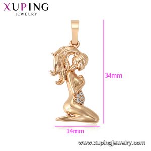 35375 Xuping Nouvelle Offre Spéciale <span class=keywords><strong>Pendentif</strong></span> Bijou 18 carats Mère Enceinte Prenant la Prière du Bébé à Cœur - Product Image 2