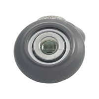 Roulette de porte coulissante moderne en acier Cowell SR001 avec roulettes en nylon, faible bruit, épaisseur 4 mm pour porte de douche