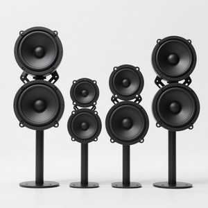 Subwoofers de <span class=keywords><strong>Audio</strong></span> para Automóvil de 6 Pulgadas con Bobina de Voz Dual, Impedancia de 4 Ohmios, Altavoces con Borde de Espuma, 12 V CC, Subwoofer Doble de Papel para Automóvil - Product Image 1