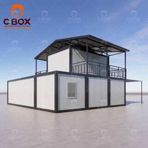 Cbox, Edificios Prefabricados de Construcción Rápida, Modernos, de 2 Pisos, Residencia Modular para Exteriores, Hotel, Oficina, Casa Contenedor Desmontable - Product Image 1