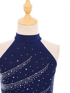 6-16 enfants filles Costume de danse lyrique moderne robe en mousseline de soie vêtements de danse pour les compétitions de spectacles vêtements de danse latine en gros - Product Image 4