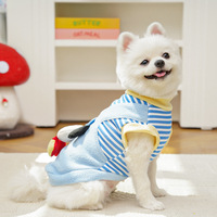 Pulls en velours sans fourrure pour animaux de compagnie, automne-hiver, pour grands chiens et chats, design japonais