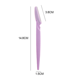 ชุดอุปกรณ์โกนขนคิ้วแบบ Dermaplaning พร้อมพิมพ์โลโก้สีตามสั่งด้วยระบบ UV  มีดโกนคิ้วความแม่นยำสูง ใบมีดขนาดเล็กสำหรับโกนขนใบหน้า - Product Image 3