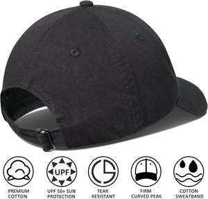 Logo personnalisé vente en gros mode durable golf hiver chapeaux sport baseball toile chapeau pour homme camionneur - Product Image 3