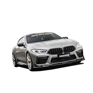 Kit de carrocería para <span class=keywords><strong>BMW</strong></span> Serie 8 <span class=keywords><strong>M8</strong></span>, labio delantero de carbono seco, difusor trasero de esquina, faldones laterales, rejilla, alerón trasero, estiramiento facial - Product Image 3