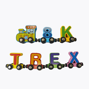 LZ Trex Bảng chữ cái đào tạo 26 chữ cái tiếng anh 26 chữ cái mạnh mẽ câu đố bằng gỗ bảng chữ cái đào tạo khối xây dựng món quà sinh nhật - Product Image 2