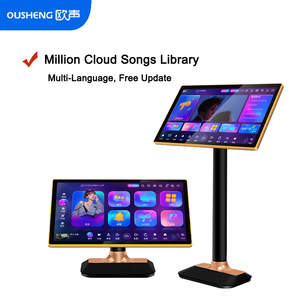 Machine de karaoké professionnelle 3-en-1 Android tout-en-un de 19 pouces avec disque dur de 1 To, massive bibliothèque de <span class=keywords><strong>chansons</strong></span>, haut-parleurs amplifiés assortis - Product Image 2