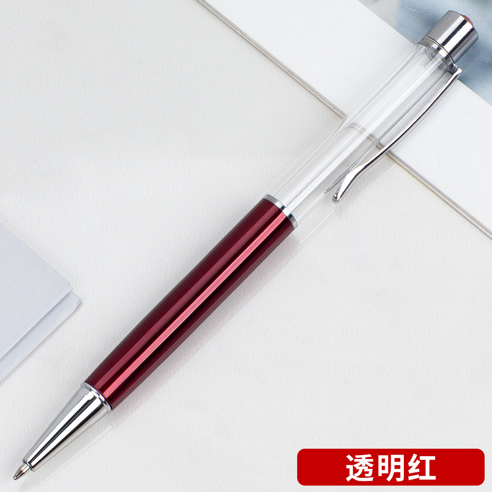 Transparent Red (Silver with Top Diamond)