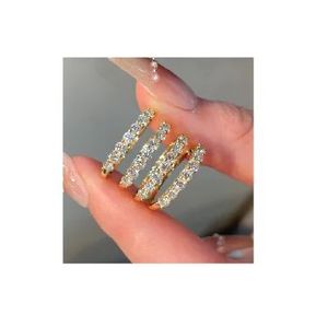 Bijoux en or 18 carats Xinfly pour femmes, bagues empilables élégantes, cadeau idéal pour elle, ensemble de bijoux à haute conversion - Product Image 1