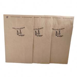 Fabrik preis Lebensmittel qualität 2 kg 5 kg 10 kg 20 kg 25 kg 50 kg SOS Brown Kraft papier Reismehl Verpackungs beutel - Product Image 2