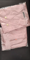 I-0789 Grosir Setelan Jaket dan Celana Wanita Desain Kasual Terbaru untuk Kantor, Busana Kerja Wanita Modis dengan Kancing Logam, Set Dua Potong
