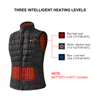 5V USB wiederauf ladbare Jagd Fern infrarot Batterie Heizung Fleece gepolsterte Strick pullover beheizte Weste