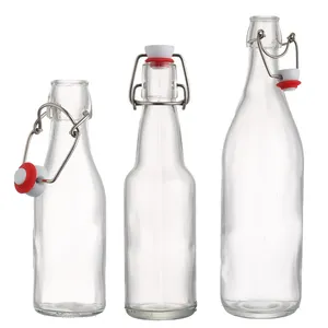 Bouteille bodum thule de 250ml, 330ml, 1l, pour boissons douces, avec couvercle pivotant, verre à air comprimé