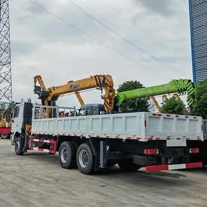 Camion grue Shacman 6X4 12 tonnes 14 tonnes à prix d'usine, grue mobile montée sur camion à vendre - Product Image 5