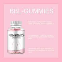 Gummies BBL pour femmes au collagène – Créez une forme de fesses pêche – 100 % naturel avec vitamine E pour remodeler et raffermir la silhouette