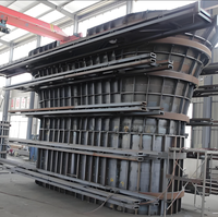 Panneau de coffrage de colonne en acier inoxydable haute résistance, réutilisable, fabriqué avec précision, résistant aux hautes températures pour la construction