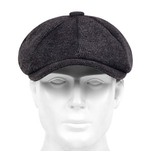 Cappello Newsboy in Lana Stile Peaky Blinders per Uomo, Berretto Invernale Stile Inglese, Cappello da Pittore Vintage Artistico e alla Moda - Product Image 2