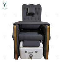 Prix d'usine chaises de pédicure Offre Spéciale luxe sans plomberie pédicure lumière surf fonction pied Spa chaises bassin en céramique