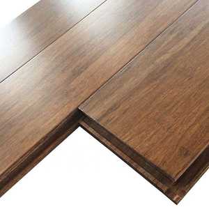 100% Natural Solid Strand Woven Bamboo Flooring Customized Size 12mm Thick 5 Year Warranty Modern Design Smooth Surface Living - Product Image 3