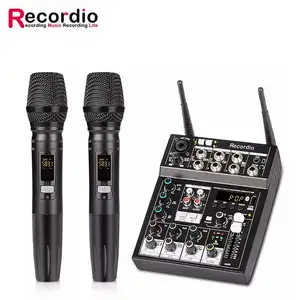 GAX-GT502 Recordio 녹음 사운드 카드 믹서 풀 세트 오디오 인터페이스 조정 가능한 오디오 믹서 고품질