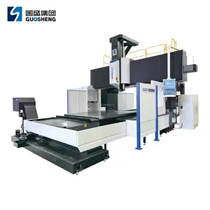 GMF3030 GUOSHENG CNC גאנטרי 3 צירים מכונת כרסום