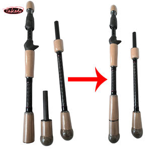 คันเบ็ดตกปลา TAKEDO CC68MH-6 FUJI Reel Seat Travel Spinning Fishing Rods คาร์บอนไฟเบอร์ สำหรับตกปลาเบส พร้อมไกด์ FUJI สำหรับตกปลาชายฝั่ง แบบ 6 ท่อน - Product Image 5