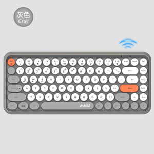 Ajazz 308i Keyboard 84-Key Membrane <b>Wireless</b> For Tablet Laptop Home Office Mobile Phone Use - Product Image 3