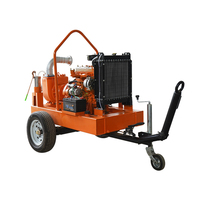 Pompe à eau usée auto-amorçante à moteur diesel DJ de 8 pouces pour les applications de déshumidification des mines