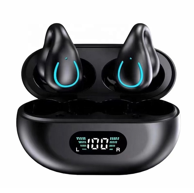 Mini TWS Wireless Earphone LED Waterproof Touch Control Stereo Sound Noise Reduction Earpieces for Sports Gaming Earphones