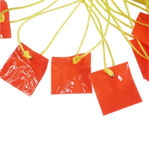 Ngày đêm đường Dây Phản Chiếu Cảnh Báo đánh dấu màu Đỏ thẻ màu vàng an toàn cờ Bunting hip phản xạ chuỗi delineators - Product Image 3