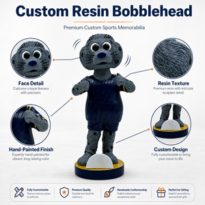 Mascotte Personalizzata di Leone Marino Realistica, Statuetta Dipinta a Mano, Souvenir Sportivo, Scultura in Resina, Regalo Aziendale - Product Image 1