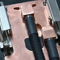 Plaque de refroidissement liquide pour serveur de centre de données, dissipateur thermique en cuivre à micro-canaux avec connecteur rapide anti-fuite CE