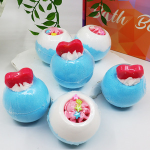 Bombes de bain mignonnes au sel marin et aux huiles essentielles, boules de bain moussantes pour jouets de douche - Product Image 2