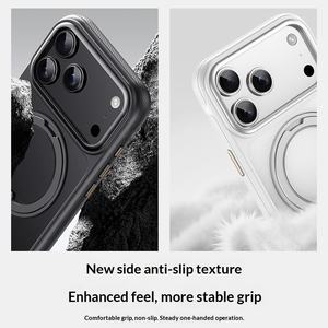 เคสโทรศัพท์มือถือดีไซน์ธุรกิจแบบฝ้าป้องกันเต็มรูปแบบ พร้อมที่ยึดแม่เหล็ก รุ่น 17 Pro Max สไตล์ใหม่ปี <span class=keywords><strong>2026</strong></span> - Product Image 3