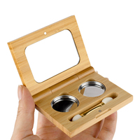 Palette de fards à paupières magnétique personnalisée vide et rechargeable avec miroir pour fards à paupières, blush et poudre compacte – Emballage cosmétique