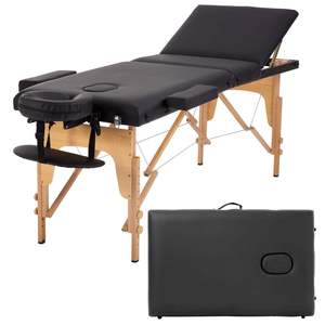 Cama Portátil Profesional Reclinable de 3 Secciones para Pestañas Camilla Ajustable para Esteticista Mesa para Tatuajes Cama para Spa y Salón Mesa de Masajes - Product Image 1