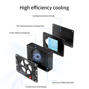 Jingying múltiples hebillas de montaje ventilador de refrigeración de cámara ajustable DSLR Cámara enfriador externo para Sony Nikon <span class=keywords><strong>Canon</strong></span> - Product Image 3