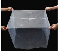 Couvercle de palette Boîte de doublure de poubelle Sac à fond carré Joint à chaud pour emballage de sacs de revêtement en plastique LDPE/HDPE pour fruits/gâteau/pause/noix