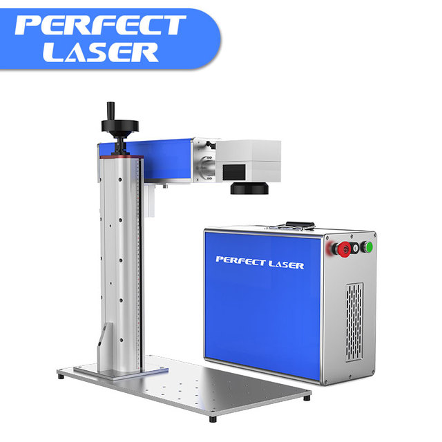 Perfect Laser 20w 30w 50w 100w Fiber Laser Engraving Marking Machine on Gun Pet Tag Metal Fiber Laser Engraving Machine