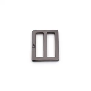 一英寸金属压花标志带扣定制26毫米青铜色可调包扣