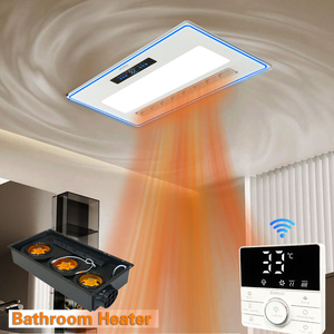 SAA CE certifié cuisine ventilateur d'extraction LED éclairage ventilation plafond réchauffeur d'air salle de bain toilette PTC réchauffeur d'air - Product Image 1