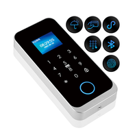 Lector de Tarjetas de Control de Acceso, Resistente al Agua, con Contraseña, IC, ID, NFC, Reconocimiento de Huellas Dactilares, Control de Asistencia y Acceso a Puertas