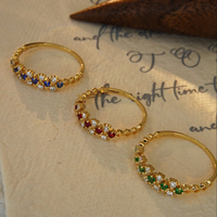 Bagues en pierres précieuses H & F bagues en pierre naturelle personnalisées en or massif 18 carats 14 carats 9 carats saphir empilé rubis émeraude pour femmes