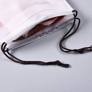 ถุงเก็บของแบบมีเชือกผูก ลายแมว ราคาประหยัด แบบใสขุ่น กันน้ำ ทำจากวัสดุ Peva - Product Image 5